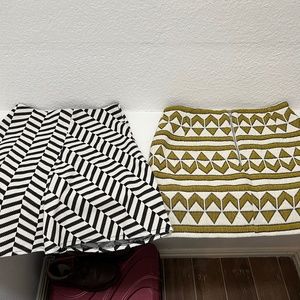 2 beautiful Zara Skirts - Size S